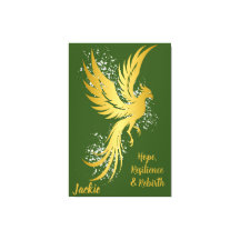 Glam Gold Phoenix Silver Parties scintillant Monog
