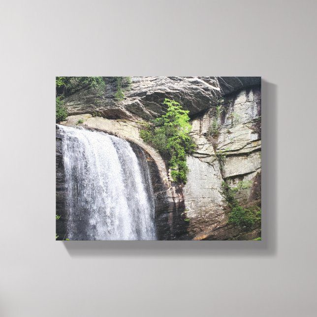 Toile Glass Falls Brevard Caroline du Nord (Recto)