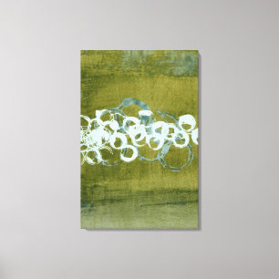 Toile Globes verts I