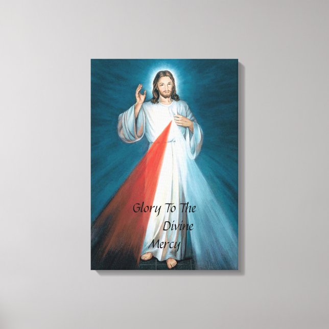 TOILE GLORY TO DIVINE MERCY CANVAS IMPRIMER (Recto)