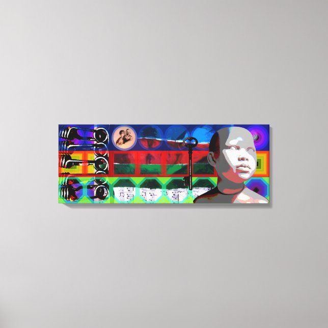 Toile GMT 24 H Projet Beethoven Cadres psychédéliques C (Recto)