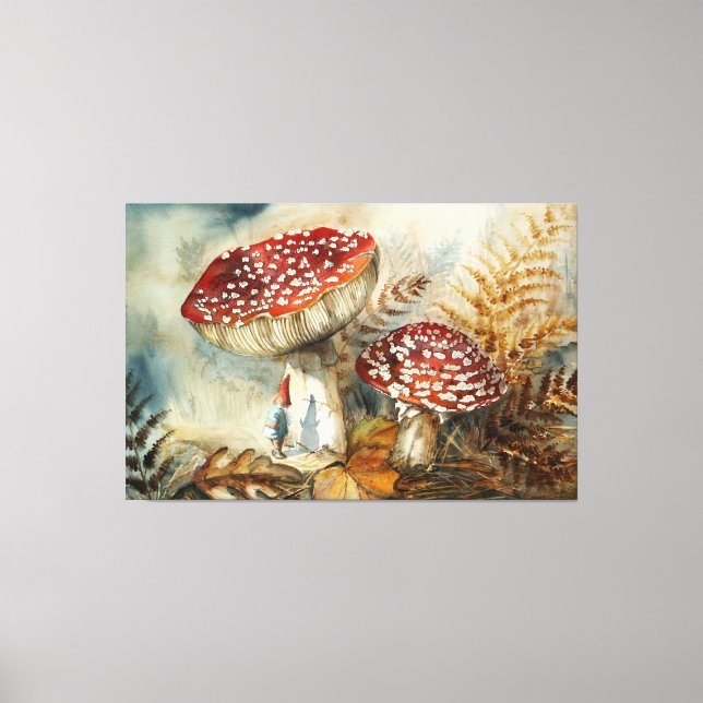 Toile gnome aquarelle (Recto)