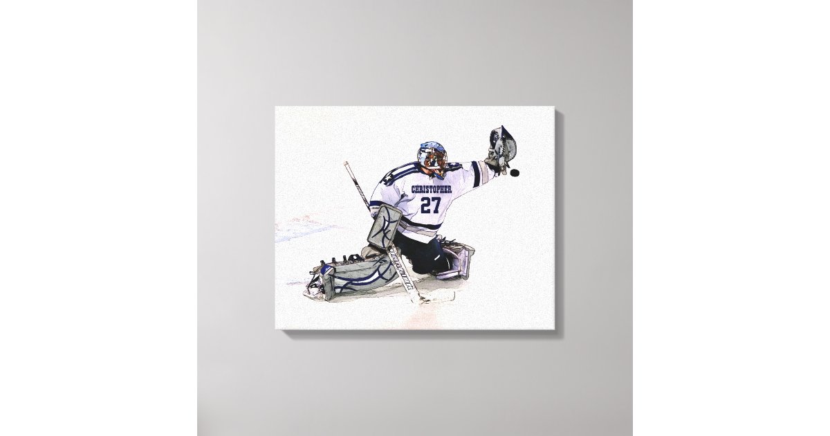 ETISPORT - Crosse De Rink Hockey Personnalisée Avec Nom Et Numéro - Qualité Professionnelle Laminée