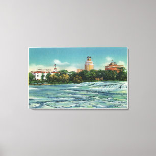Toile Goat Island Vue sur les rapides américains