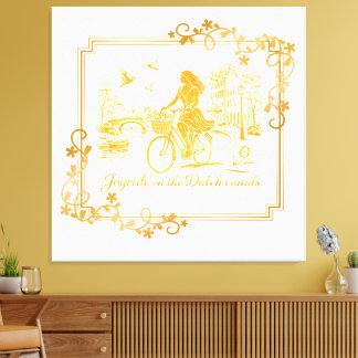Toile Gold Amsterdam Arched Bridges Charm