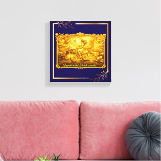 Toile Gold Amsterdam Arched Bridges Charm