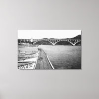 Gold Beach, Oregon Docks et Bridge sur Rogue