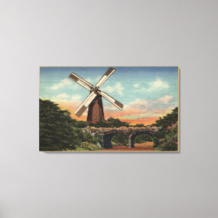 Toile Golden Gate Park, le moulin à vent néerlandais