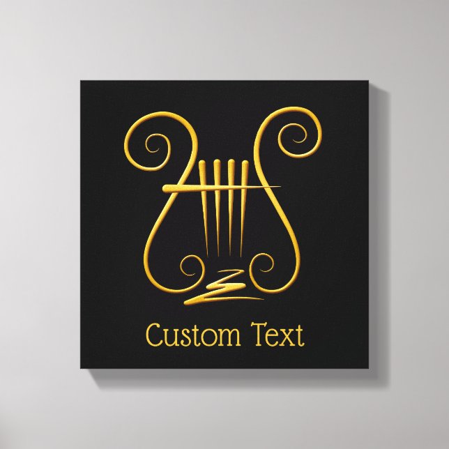 Toile Golden lyre (Recto)