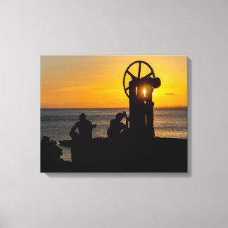 Toile Golden Sunset Silhouette at MAM