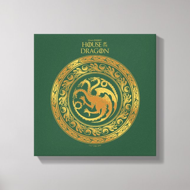 Toile Golden Targaryen Crest (Recto)