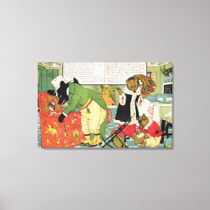 Toile Goldilocks et les trois ours