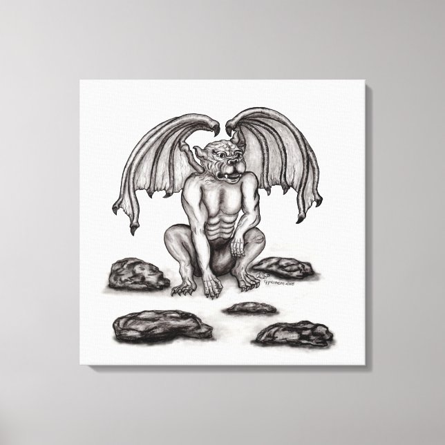 Toile Golem Gargoyle (Recto)