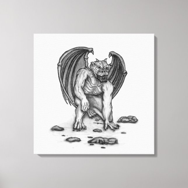 Toile Golem Gargoyle (Recto)
