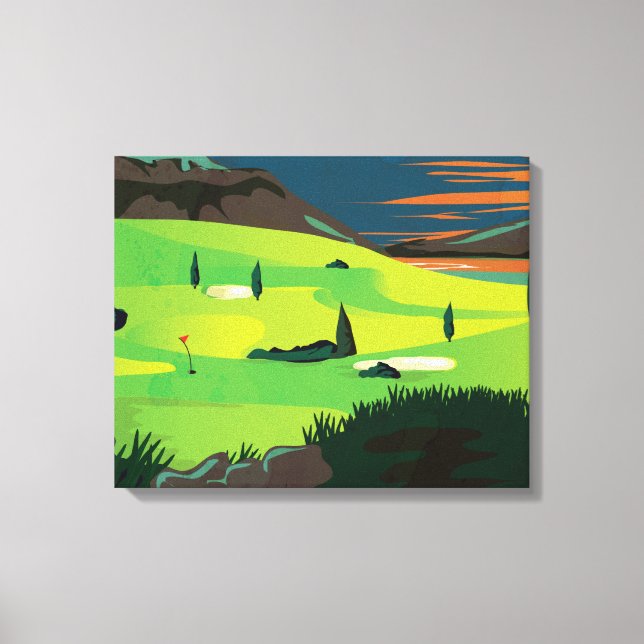 Toile Golf (Recto)