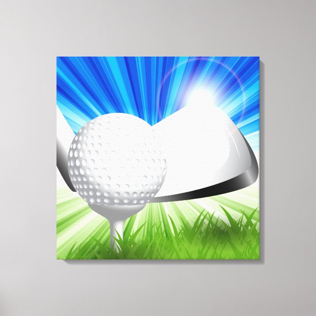 Toile Golf Canvas Art (Recto)