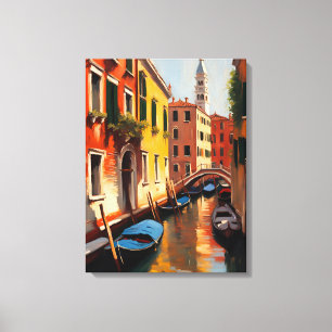 Toile Gondola Serenade à Venise