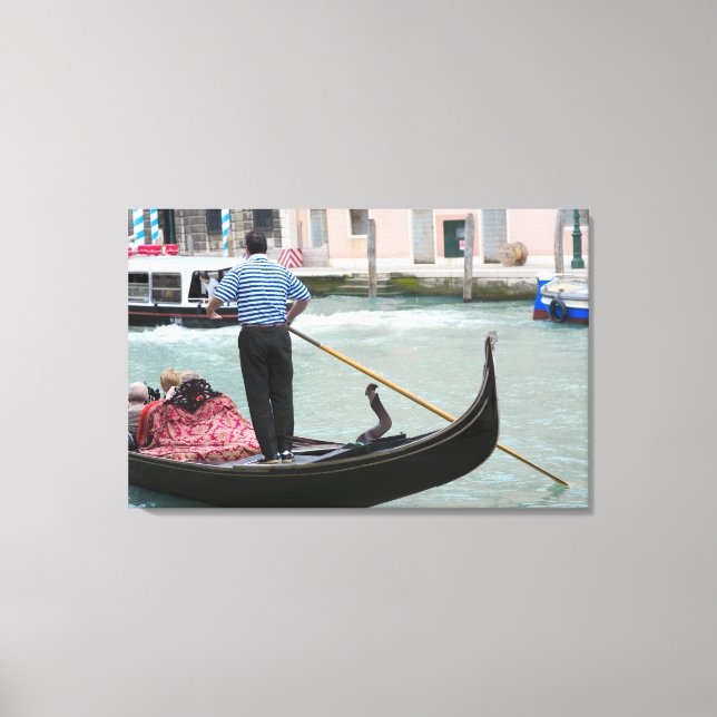 Toile Gondolas sur le canal de Venise (Recto)