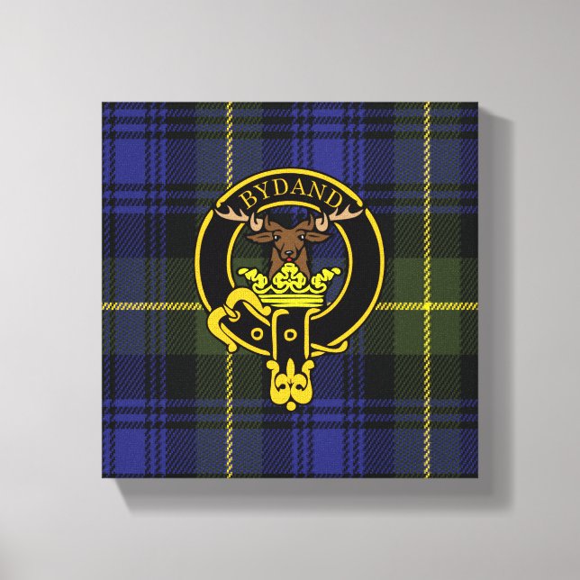 Toile Gordon Scottish Crest et Tartan Canvas (Recto)