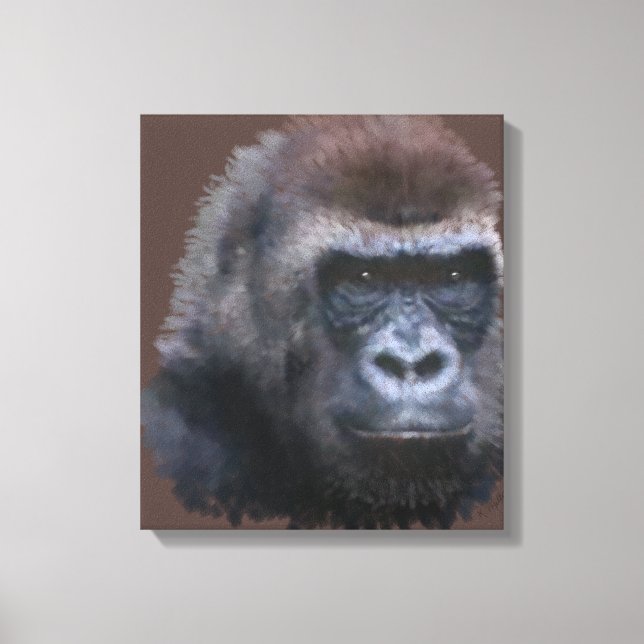Toile Gorilla Silverback (Recto)