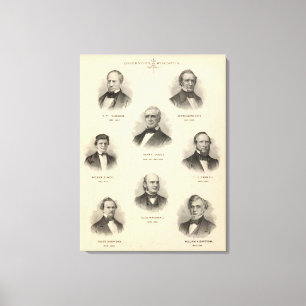 Toile Gouverneurs de portraits du Wisconsin NP Talmadge
