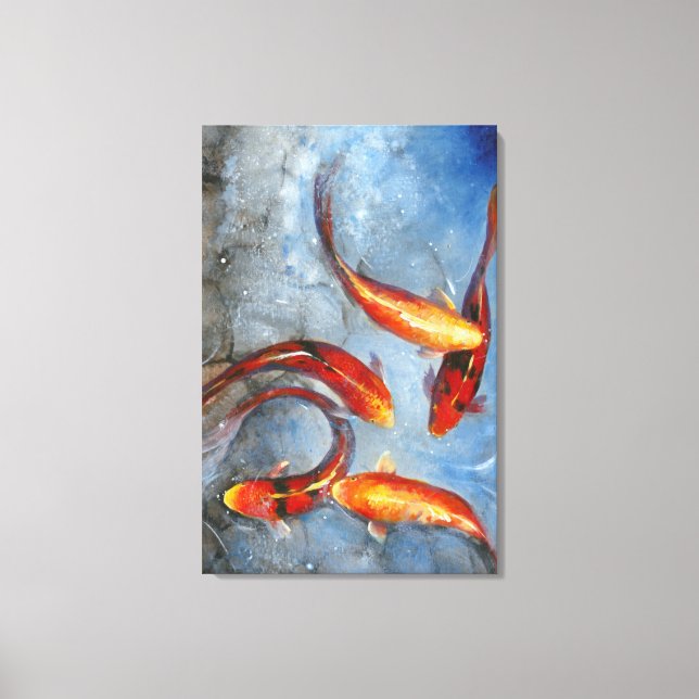 Toile Gracieux Koi I (Recto)