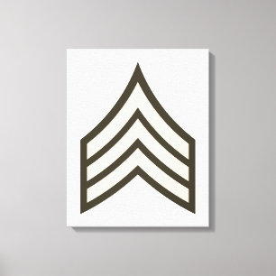 Toile grade de sergent de l'armée