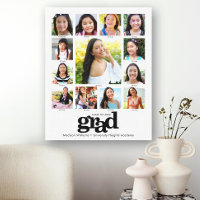 Graduation K-12 Photo Collage moderne noir blanc