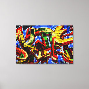 Toile Graffiti 17 36x24 (90x60cm) waccnm