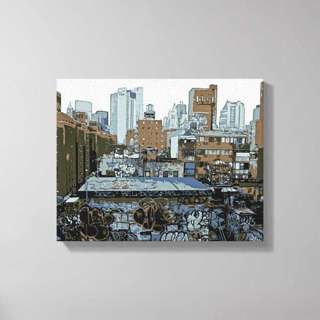 Toile Graffiti de New York (Recto)