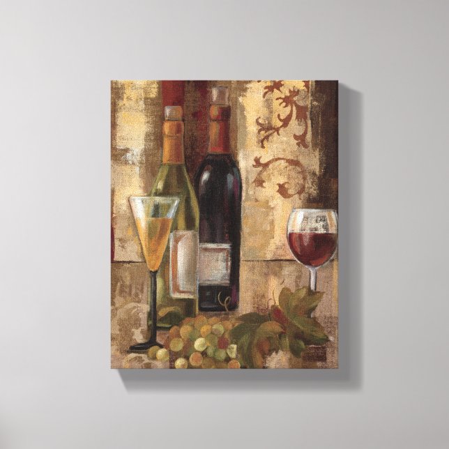 Toile Graffiti et vin (Recto)