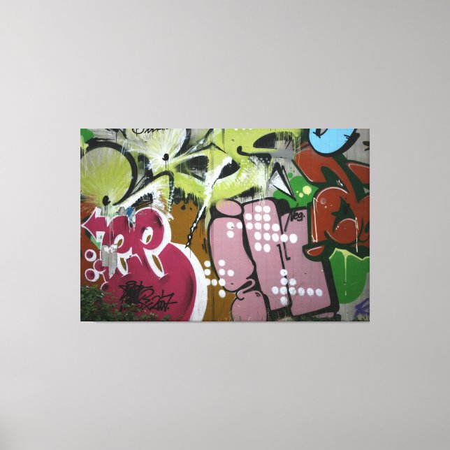 Toile Graffiti suisse (Recto)