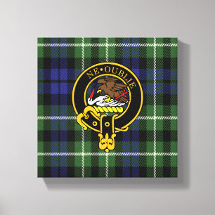 Toile Graham Scottish Crest et Tartan Canvas