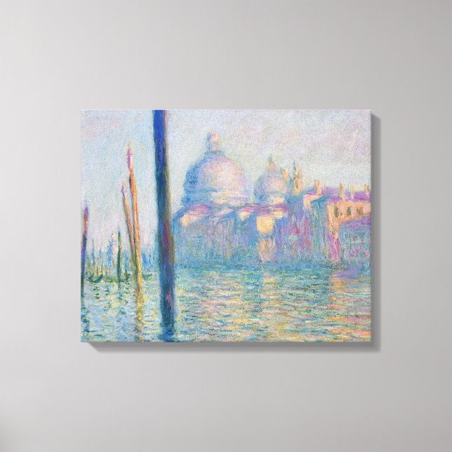Toile Grand Canal Monet Venise Italie Peinture classique (Recto)