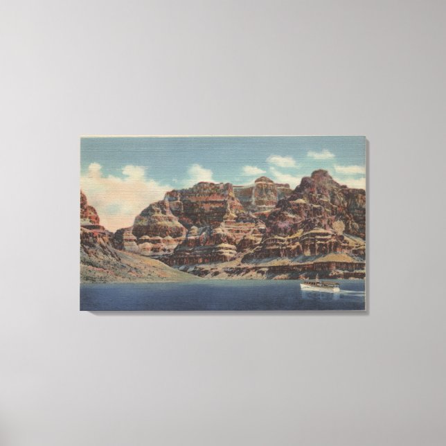 Toile Grand Canyon, Arizona - Boulder Dam Area (Recto)