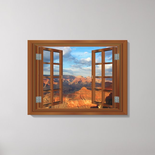 Toile Grand Canyon Fab Window USA Canvas Print (Recto)