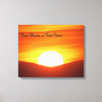 Grand coucher de soleil orange