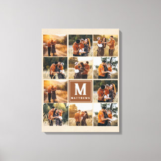 Toile Grand format de photo de famille