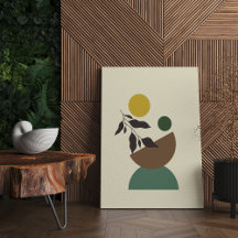 Grande finition Boho Art Moderne Mur Stretted