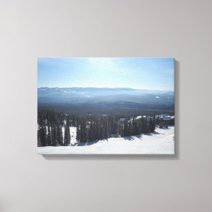 Toile Grande montagne blanche