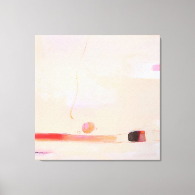 Toile Grande peinture Abstraite Carré par Maura Reed (Recto)