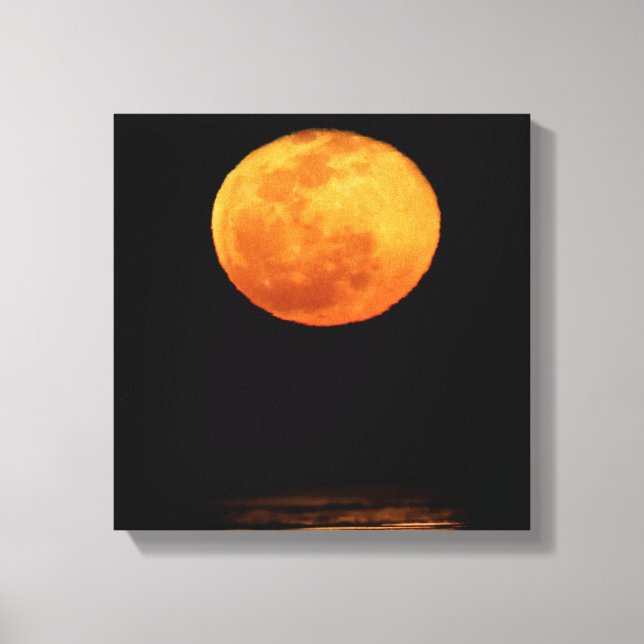 Toile Grande Pleine lune | South Padre Island, Texas (Recto)