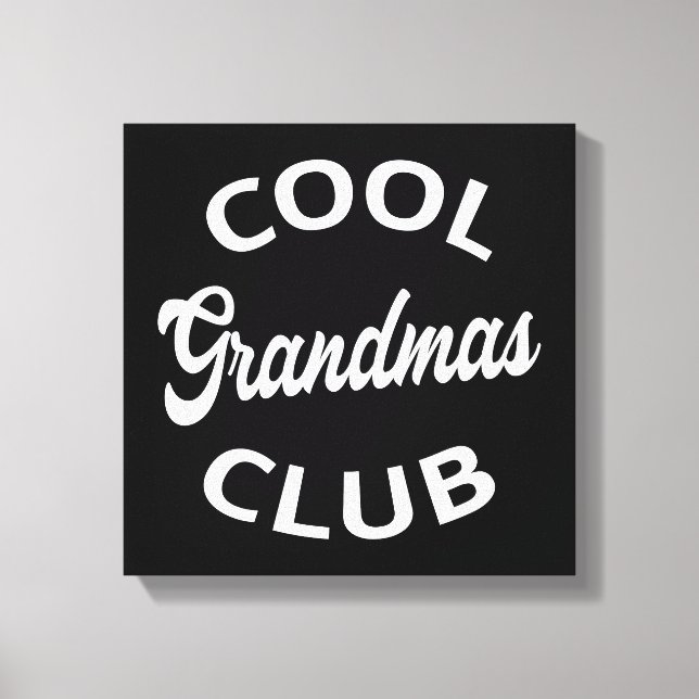 Toile Grandmas Club cool I (Recto)