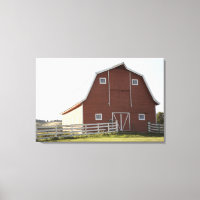 Grange en paysage rural