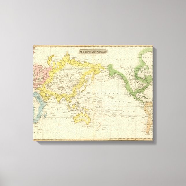 Toile Graphique 2 de Mercator (Recto)