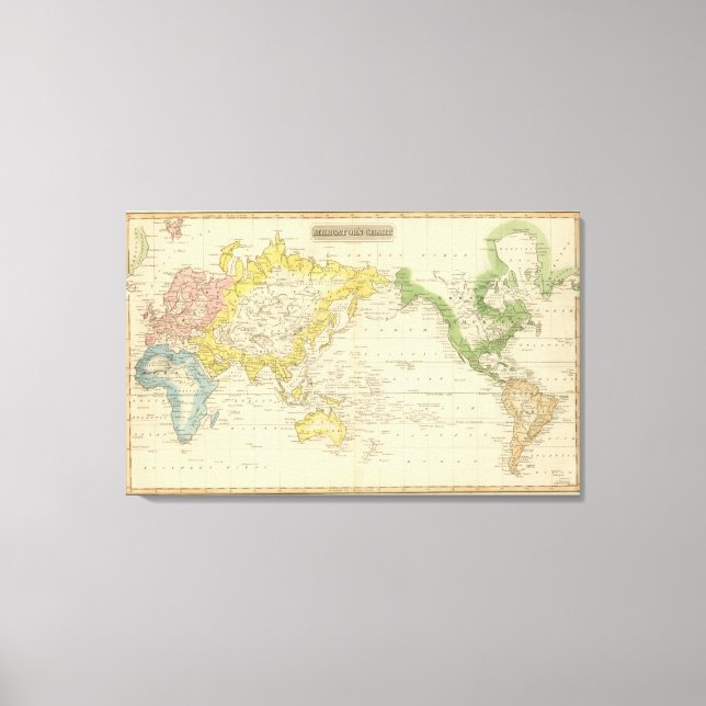 Toile Graphique 2 de Mercator (Recto)