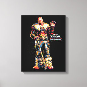 Toile Graphique de caractères stylisés Korg