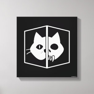 Toile Graphique de chat de Schrödinger
