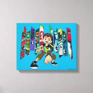 Toile Graphique de la collection de Aliens Ben 10