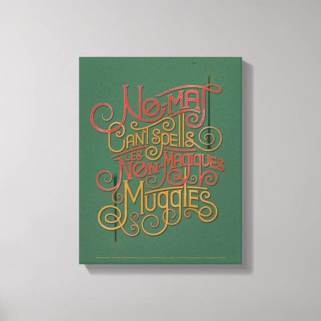 Toile Graphique de traductions localisées MUGGLE™ (Recto)